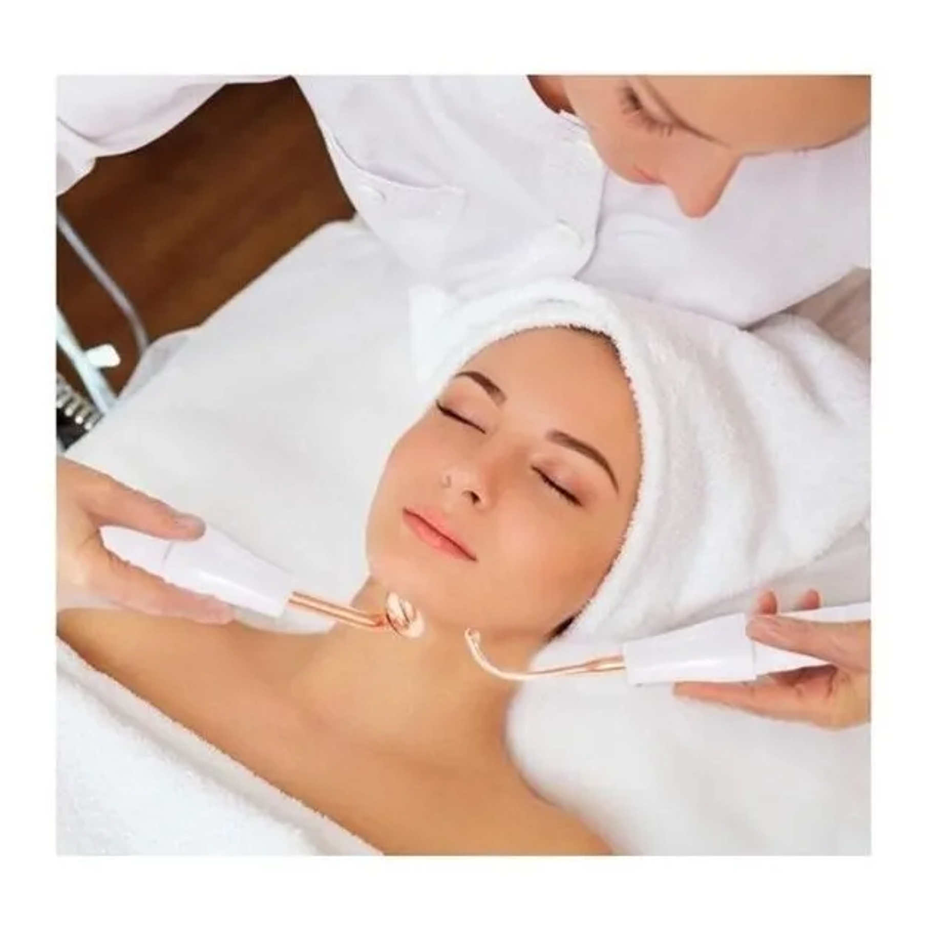 Equipo Portátil de Alta frecuencia Color blanco Acné Cicatrices Belleza Facial 4