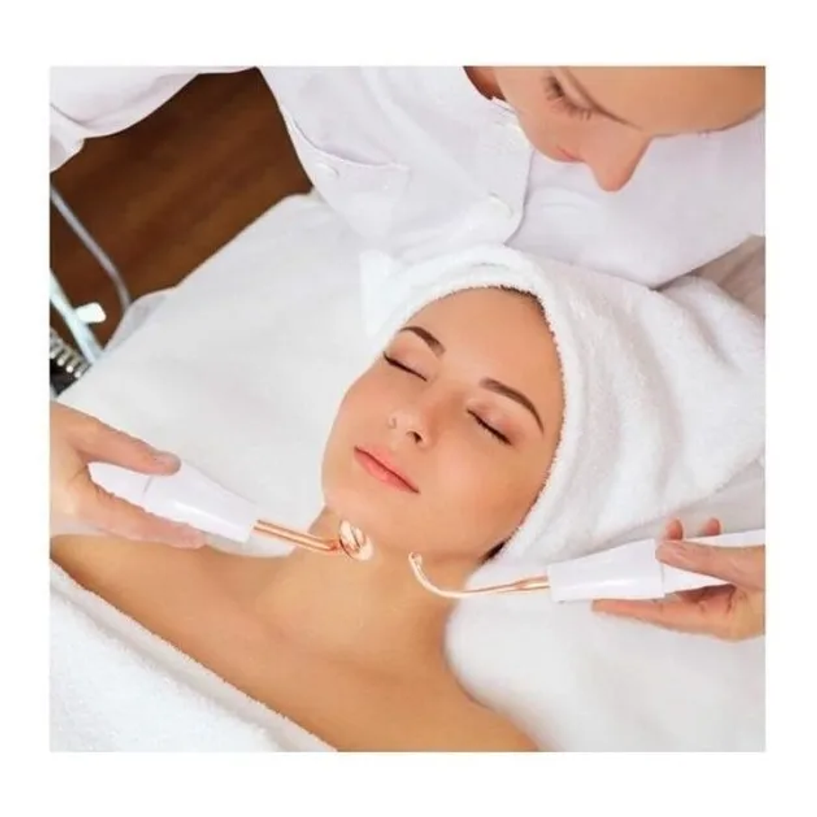 Equipo Portátil de Alta frecuencia Color blanco Acné Cicatrices Belleza Facial 4