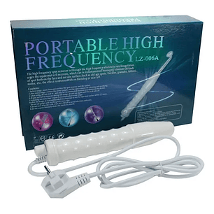 Equipo Portátil de Alta frecuencia Color blanco Acné Cicatrices Belleza Facial