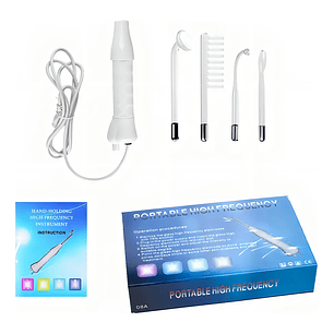 Equipo Portátil de Alta frecuencia Color blanco Acné Cicatrices Belleza Facial