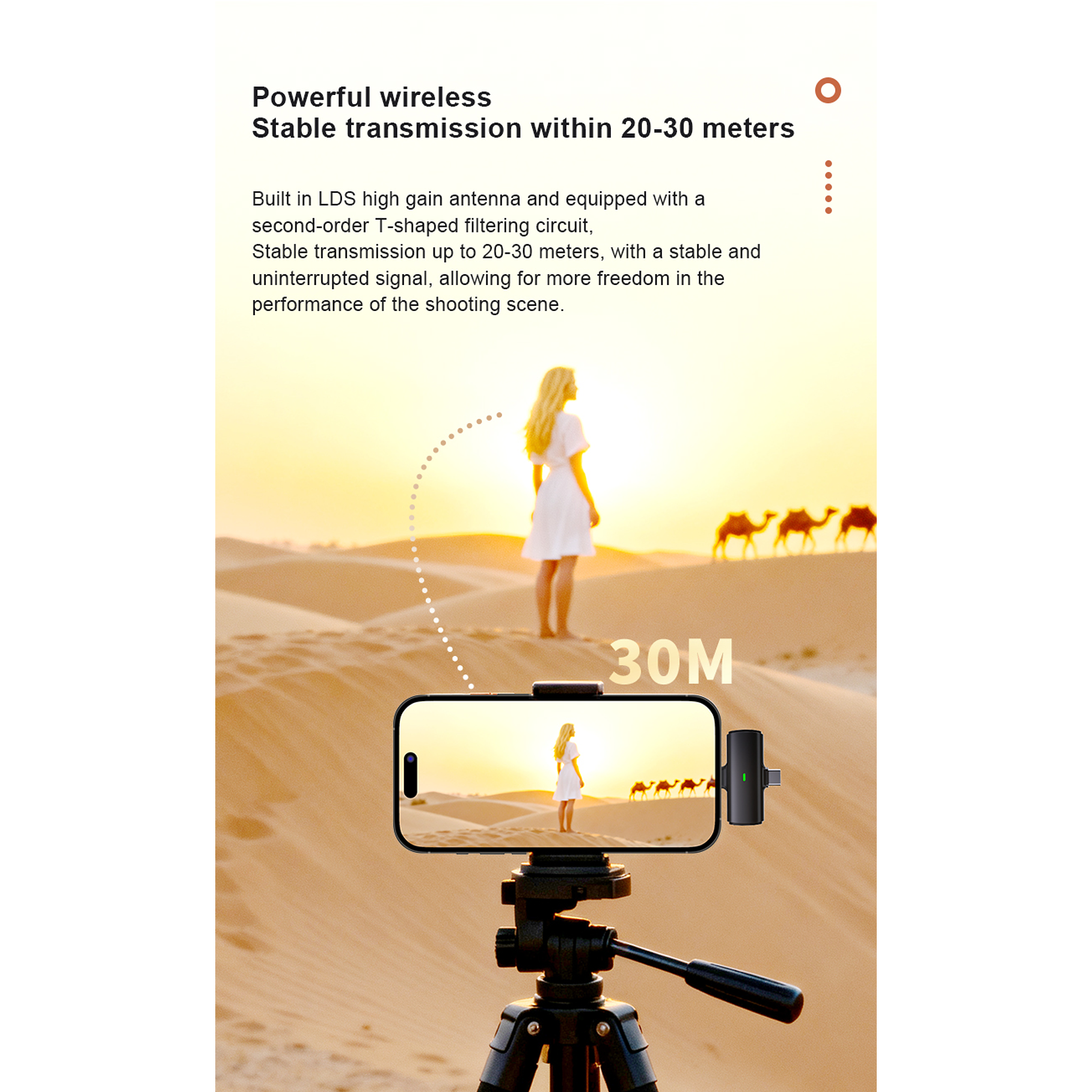 Micrófono Lavalier Portátil 4 En 1 T90 De Alta Calidad Micrófono Lavalier Ligero Con 4 Micrófonos Pantalla Digital Y Cancelación De Ruido 6