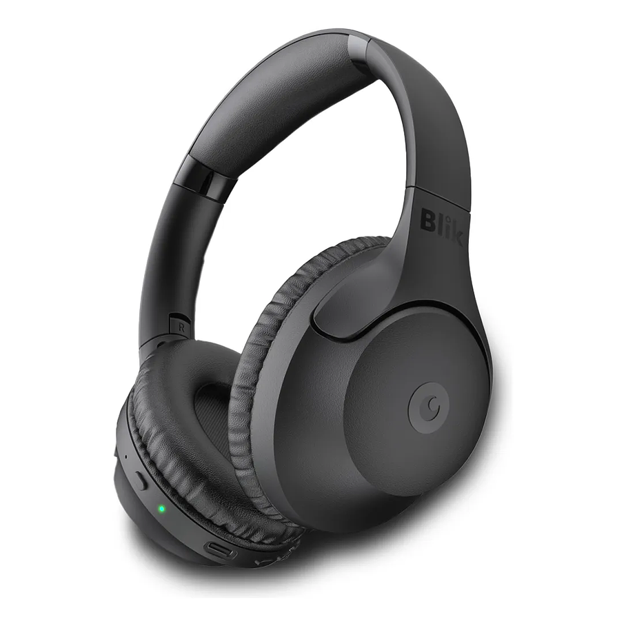 Audifonos Bluetooth Blik Soul 600 55 Hrs Color Negro 1