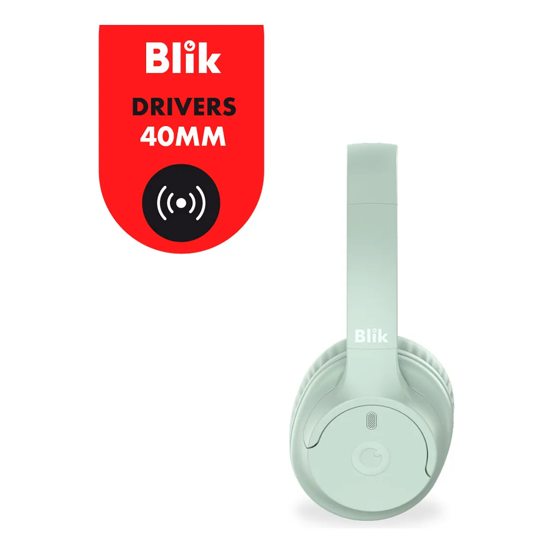 Audifonos Bluetooth Inalambricos Blik Soul250 Verde 20 Hrs Verde 5