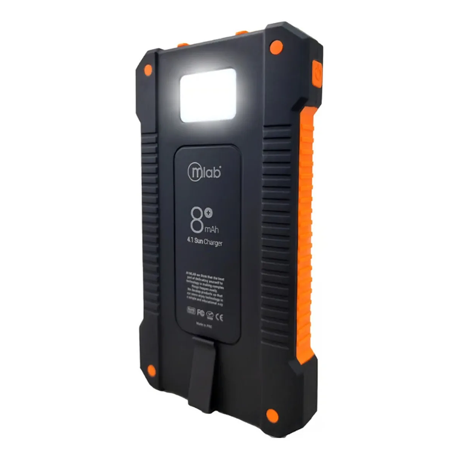 Power Bank Energía Solar 8000mah Mlab Color Negro Solar 4.1  6