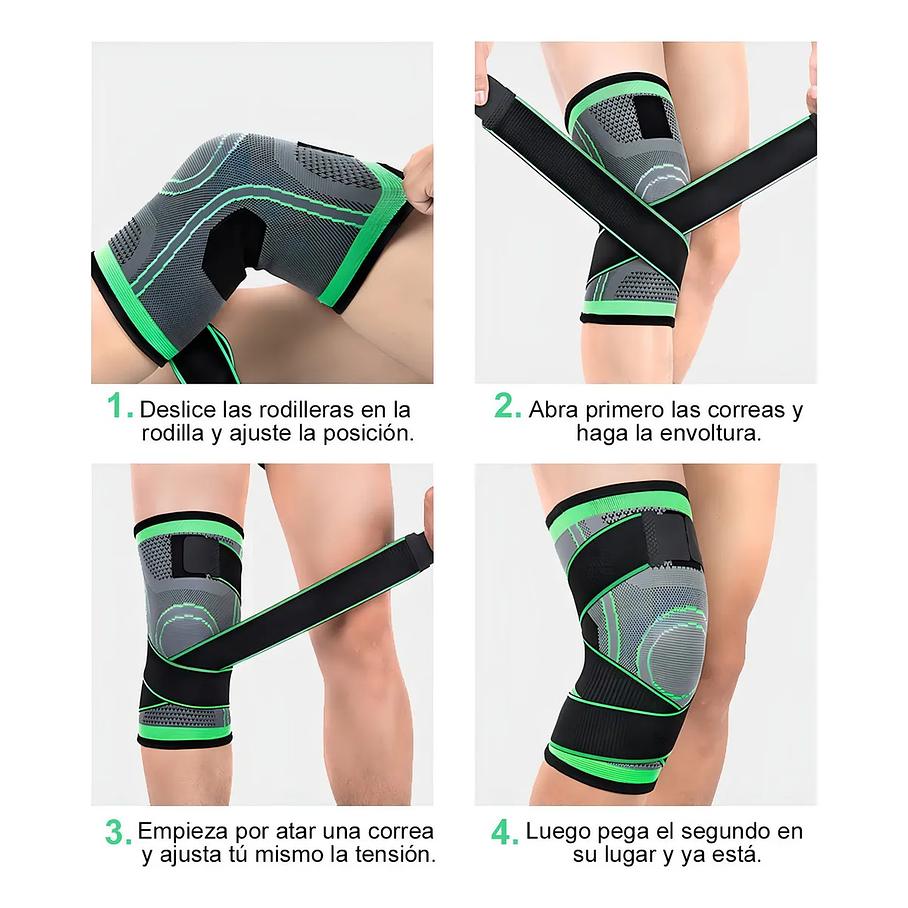 Rodillera 3d Deportiva Rodilla De Doble Presión For Fitness 4