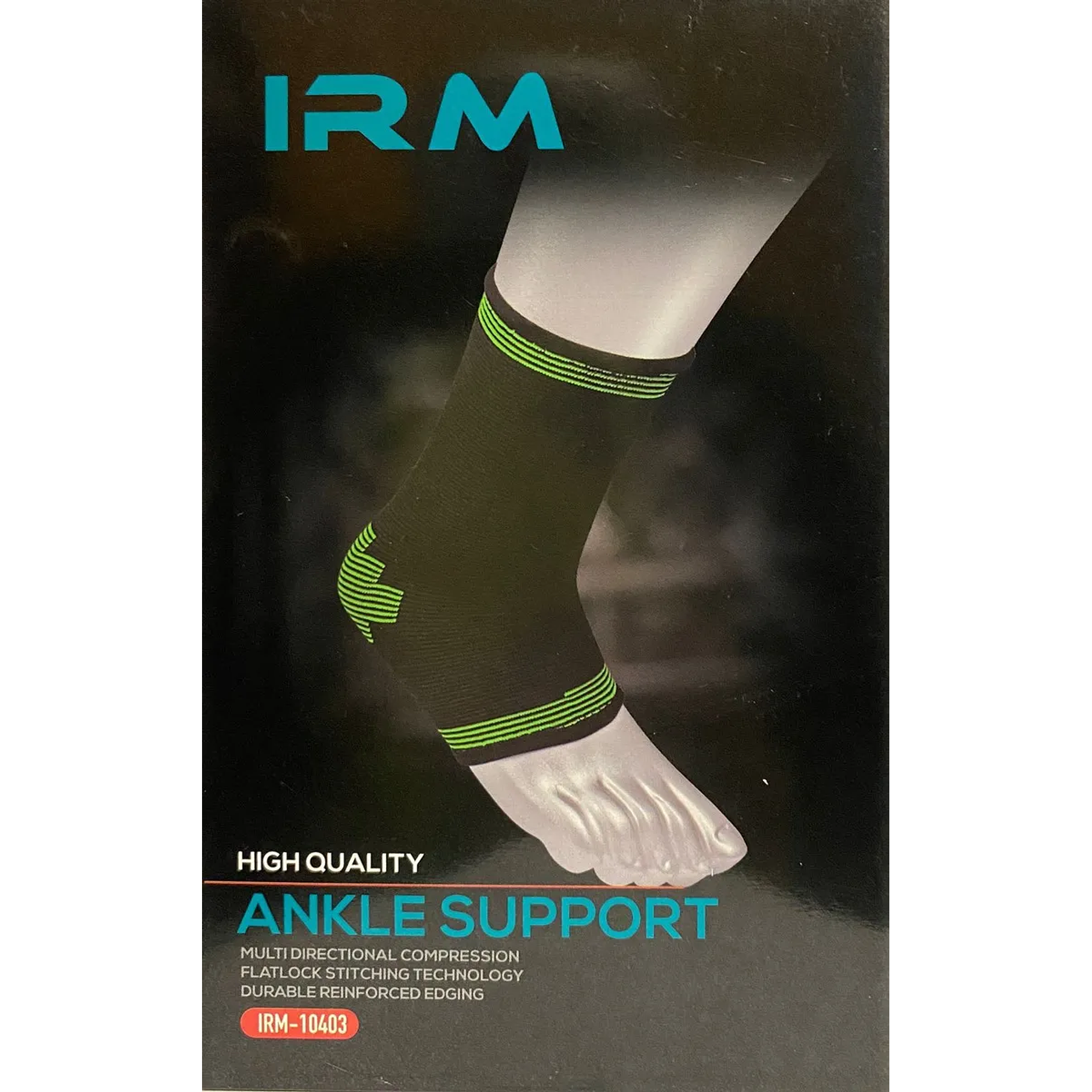 Tobillera Elastica Deportiva Prevencion Lesión Negro 3