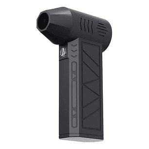 Aspiradora Sopladora Recarga Usb Luz Mini Jet Fan Accesorios Negro Turbo Mini Soplador
