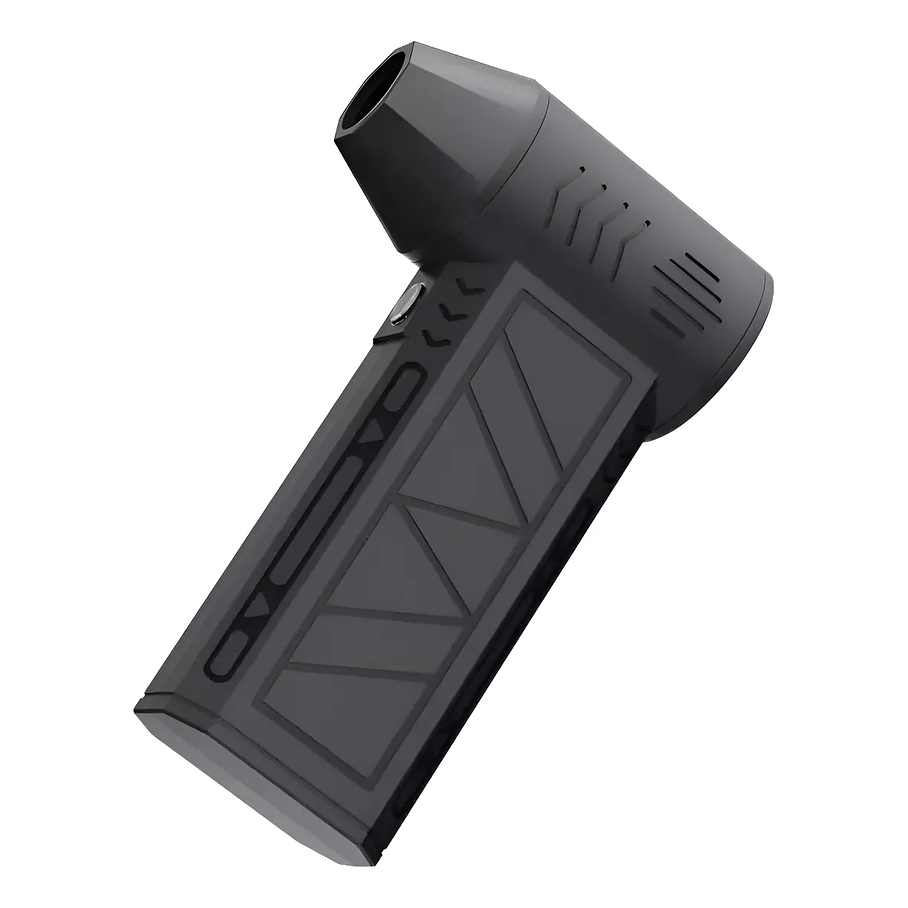 Aspiradora Sopladora Recarga Usb Luz Mini Jet Fan Accesorios Negro Turbo Mini Soplador 3