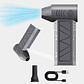 Aspiradora Sopladora Recarga Usb Luz Mini Jet Fan Accesorios Negro Turbo Mini Soplador - Miniatura 7