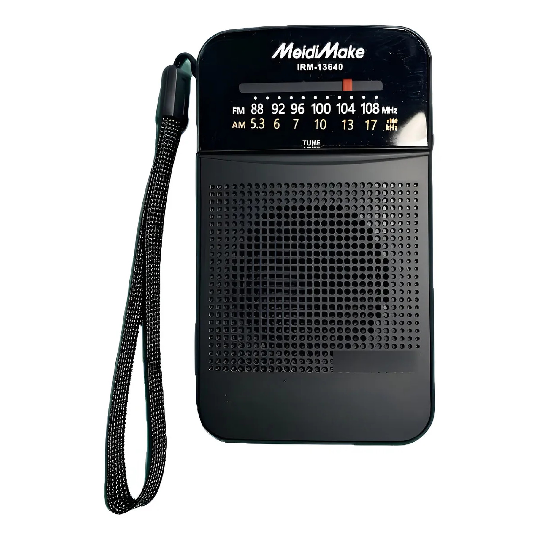 Mini Radio Fm Am Portátil Recargable Color Negro Negro 1