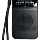 Mini Radio Fm Am Portátil Recargable Color Negro Negro - Miniatura 1