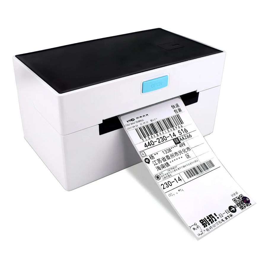 Impresora Etiquetas Adhesivas Autoadhesivas Color Blanco  4