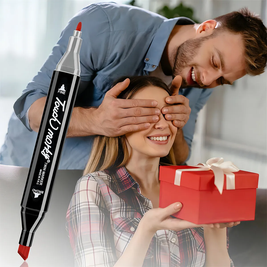 Lápices De Colores Lineal 120 Unidades Doble Punta Bolso Negro 3