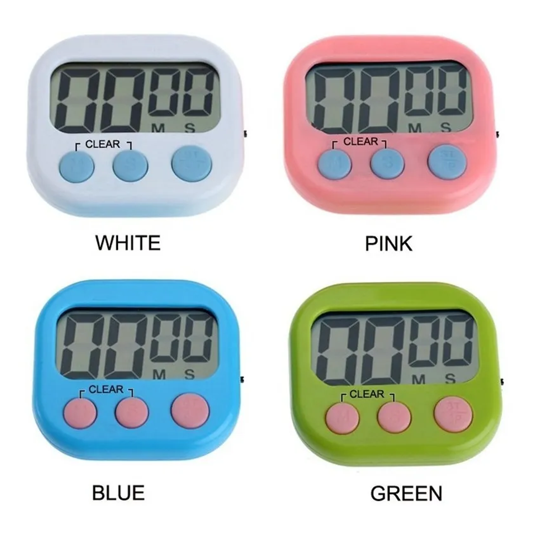 Temporizador Cocina Cronometro Cocina Digital Magnetico Color Celeste Color 2