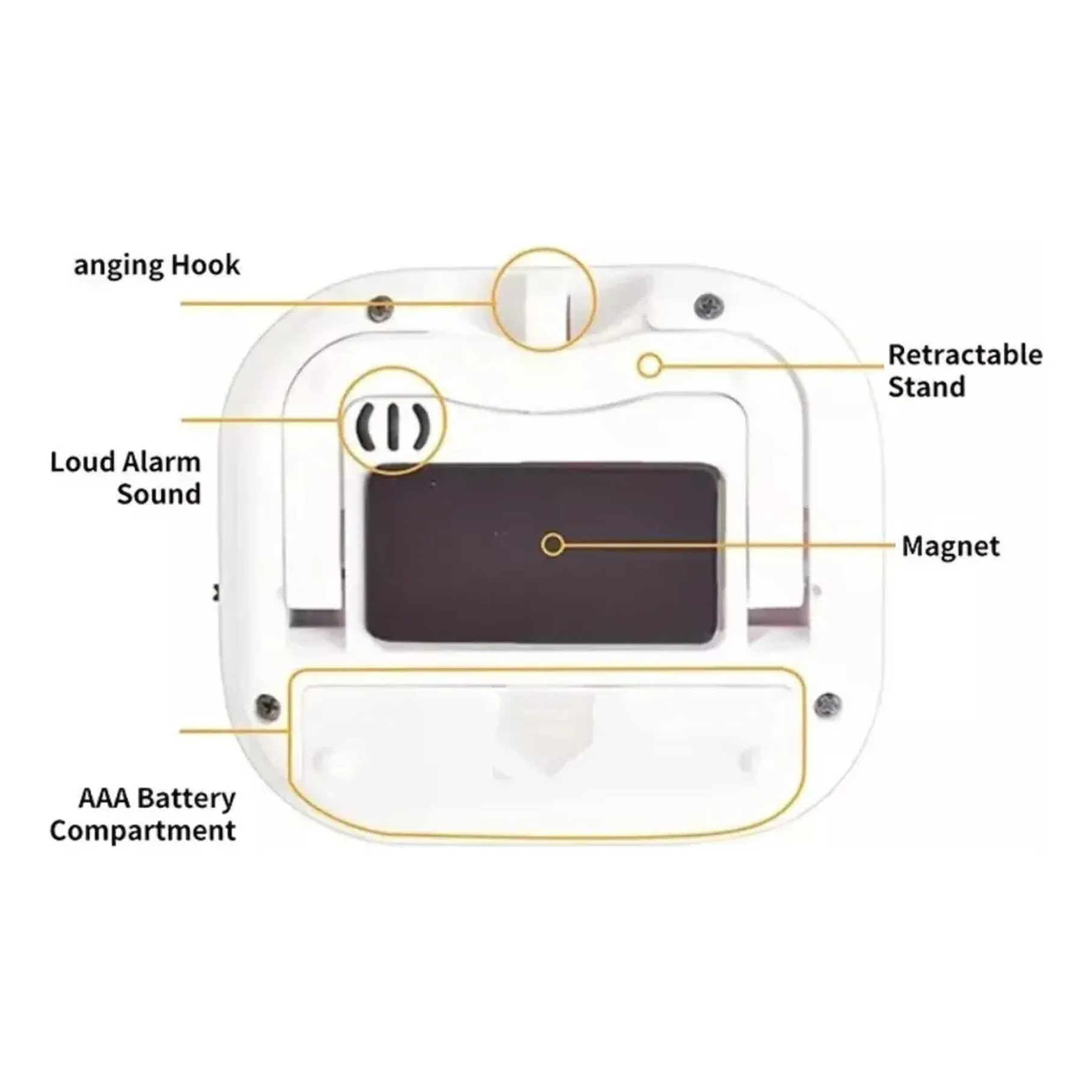 Temporizador Cocina Cronometro Cocina Digital Magnetico Color Celeste Color 5