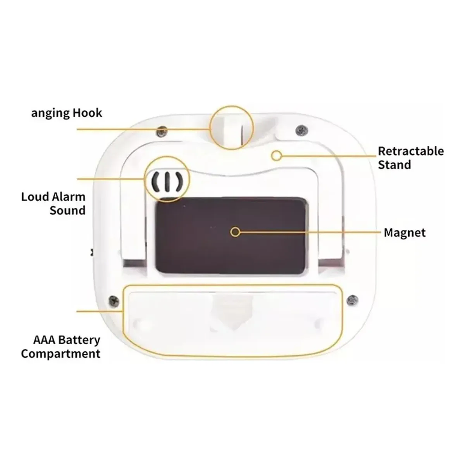Temporizador Cocina Cronometro Cocina Digital Magnetico Color Celeste Color 5
