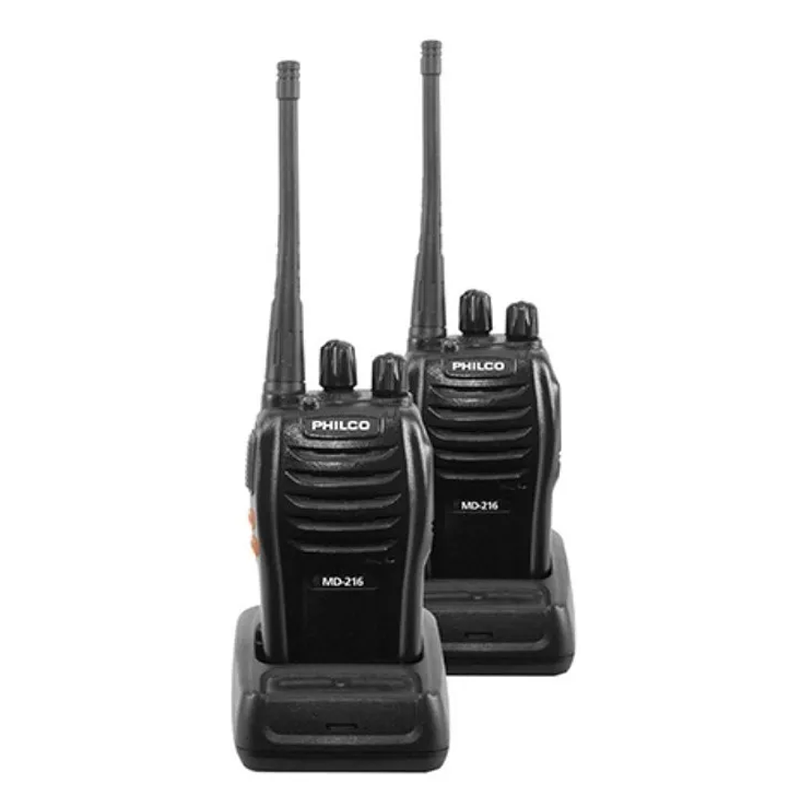 Radio Transmisor Philco Md216 2uni Ideal Guardias - Bascotel Color Negro 4