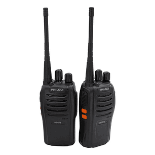 Radio Transmisor Philco Md216 2uni Ideal Guardias - Bascotel Color Negro