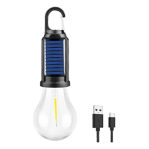 Ampolleta Solar Recargable Usb Emergencia Portatil Energia Solar