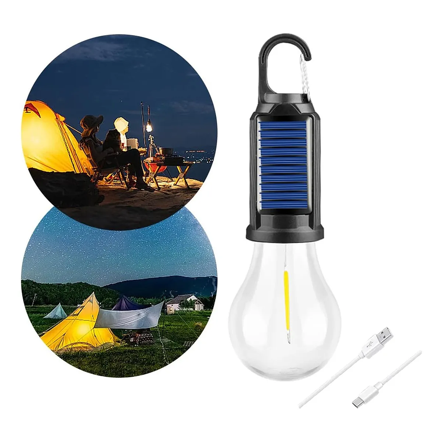 Ampolleta Solar Recargable Usb Emergencia Portatil Energia Solar 6