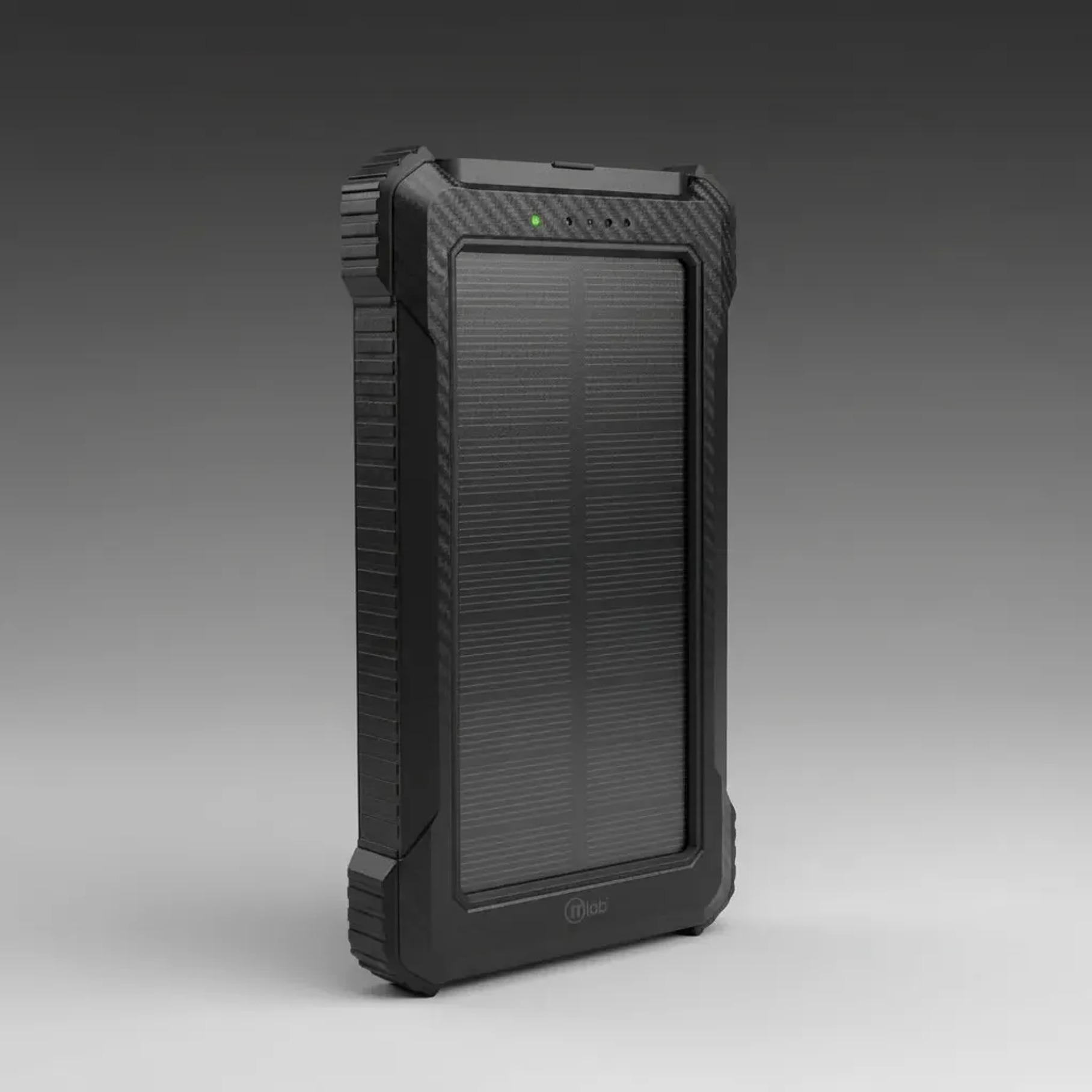 Power Bank Carga Solar 10000 Mah Negro Batería Externa Mlab Negro Carga Dual Todoterreno 3