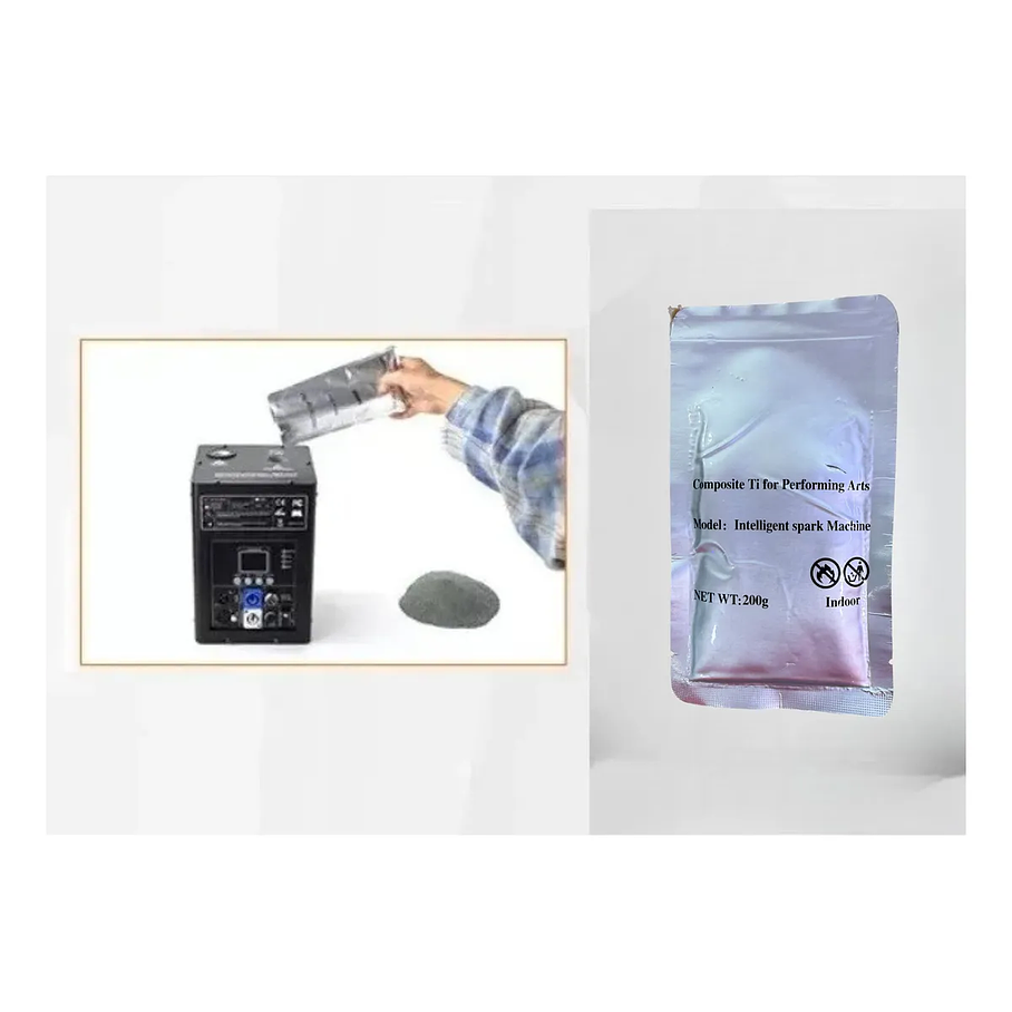 Sobre Polvo De Chispa Fria De Titanio 1