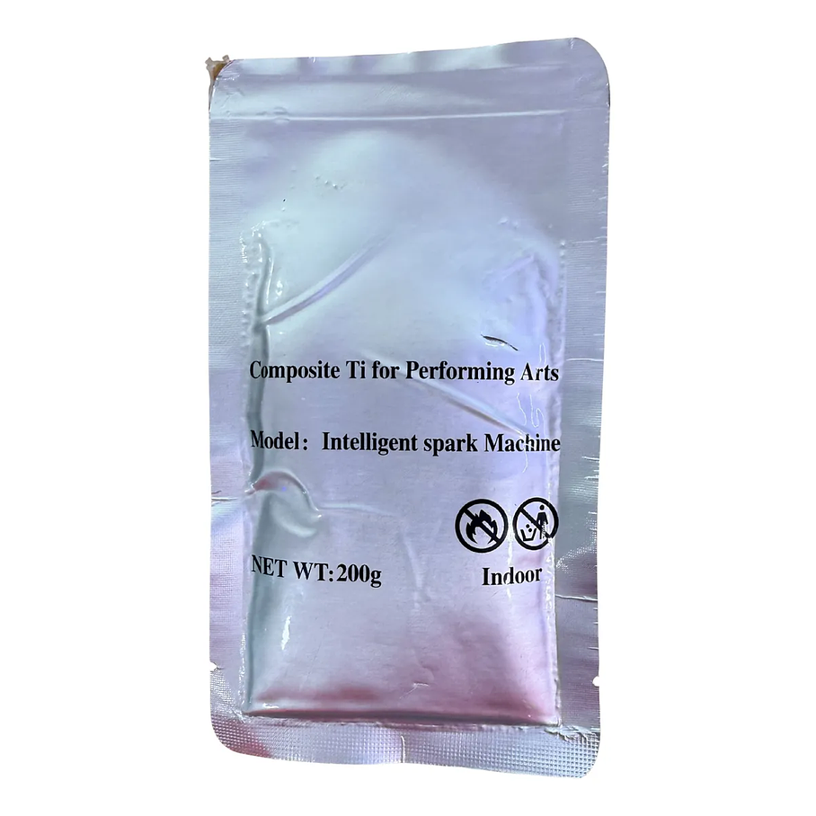 Sobre Polvo De Chispa Fria De Titanio 3