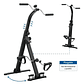 Bicicleta Dual Bicicleta Fija Pedales Manuales Rehabilitación Negro Pedalera - Miniatura 2