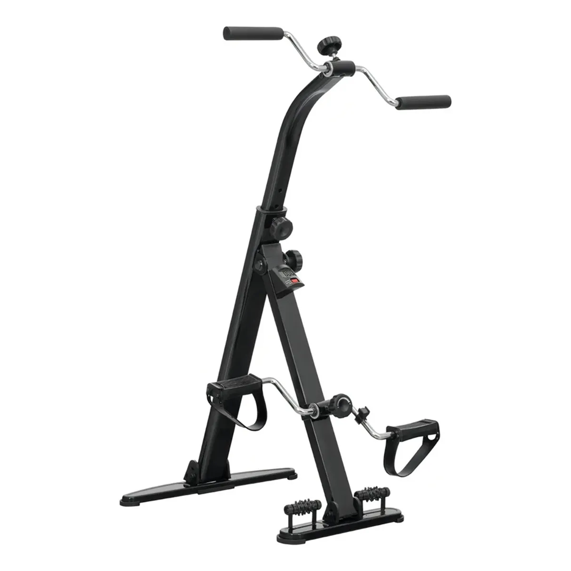 Bicicleta Dual Bicicleta Fija Pedales Manuales Rehabilitación Negro Pedalera 1