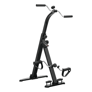 Bicicleta Dual Bicicleta Fija Pedales Manuales Rehabilitación Negro Pedalera