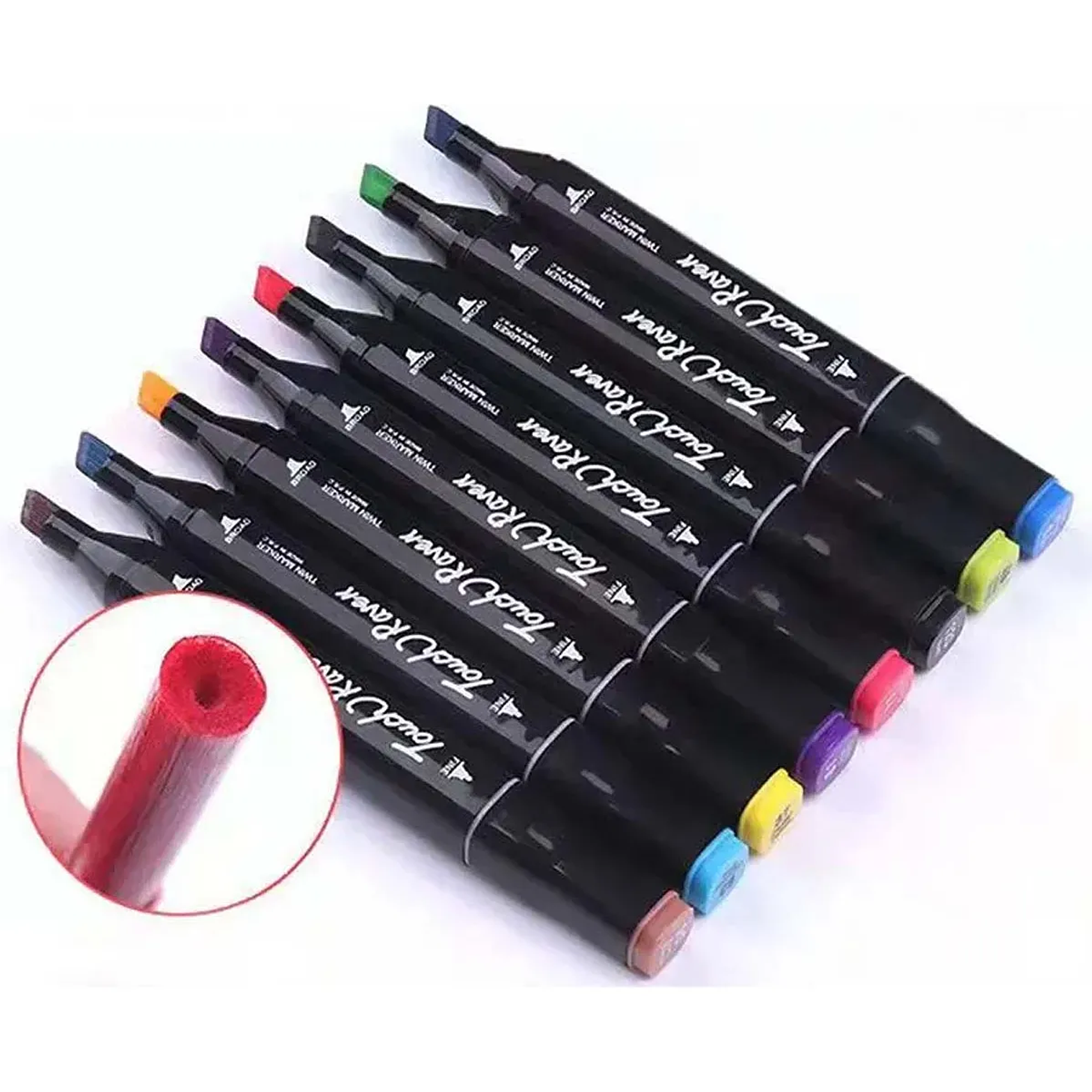 Marcadores Set De 24 Plumones Doble Punta Para Colorear Marcadores Vibrante 5