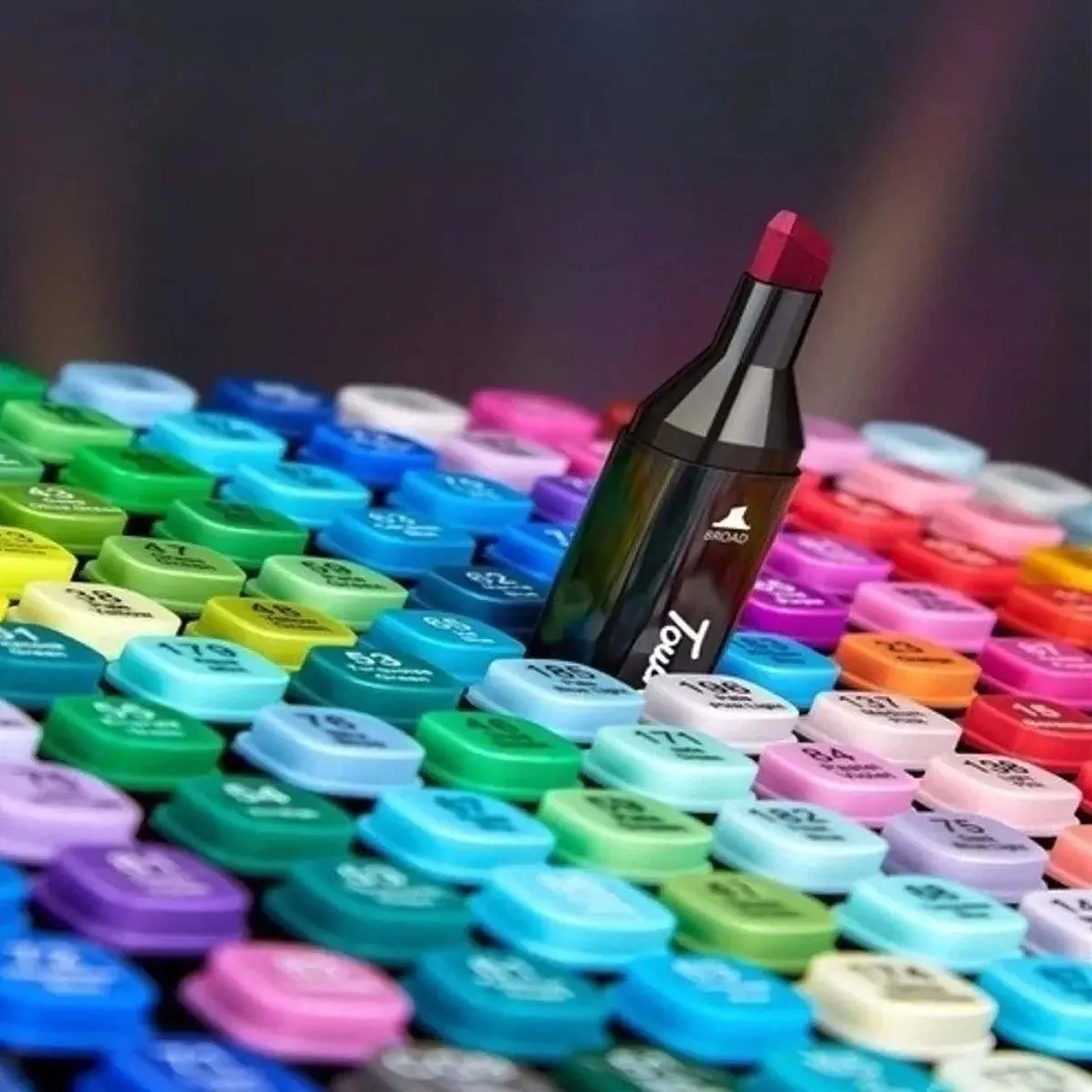 Marcadores Set De 24 Plumones Doble Punta Para Colorear Marcadores Vibrante 11