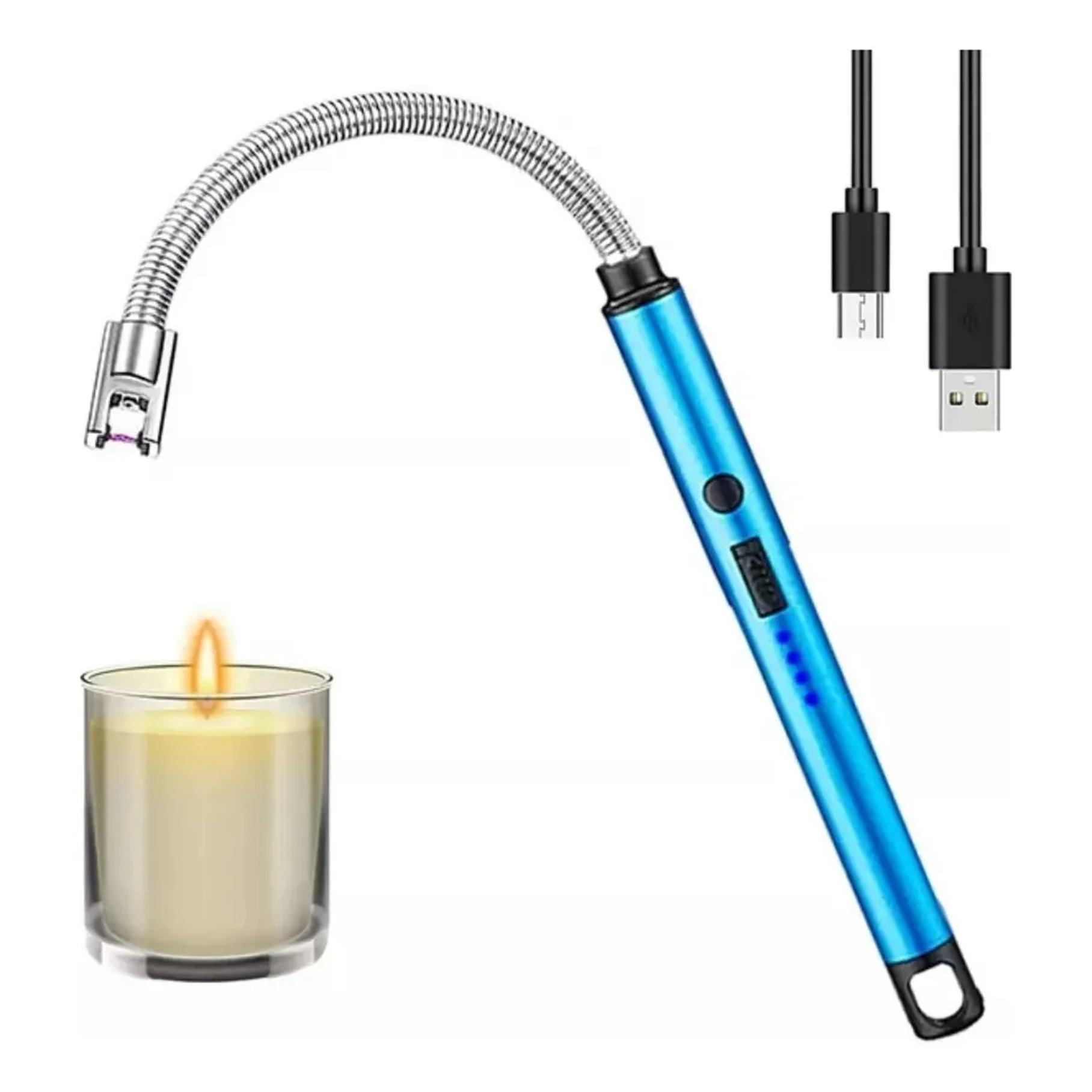 Chispero Encendedor Usb Eléctrico Plasma Recargable Premium Encendedor Para Cocina Hogar  3