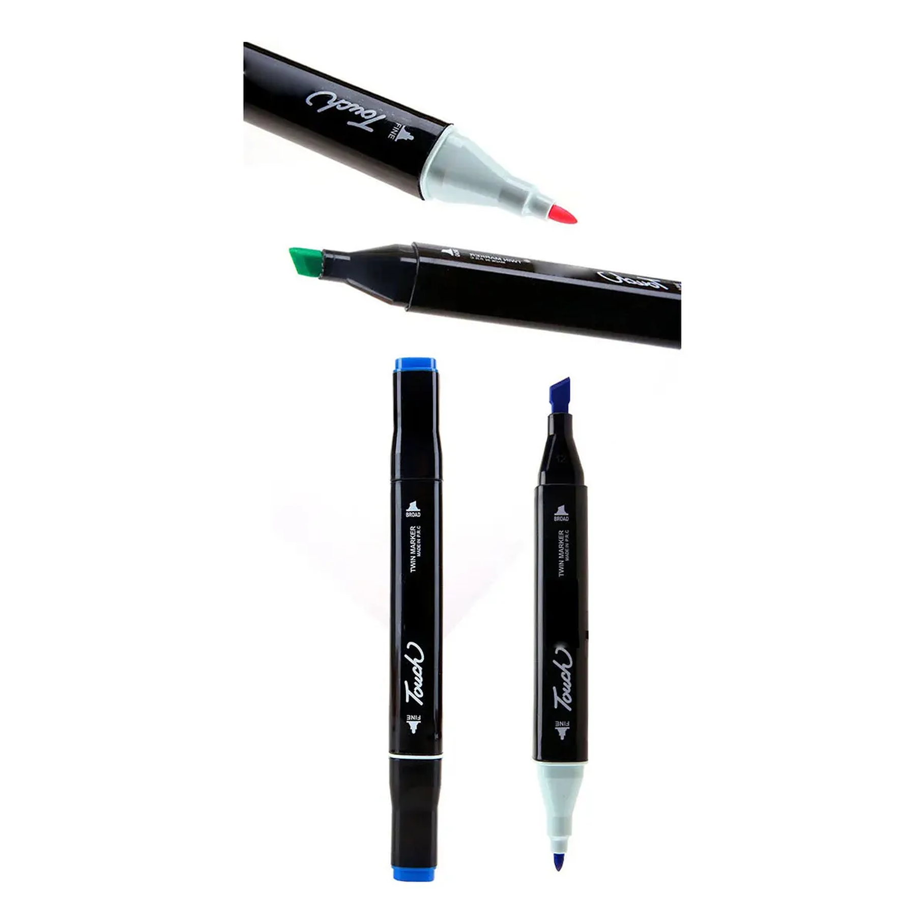 Marcador Doble Punta 120 Unidades Touch Doble Punta Con Diseño De Marcador De Punta Doble Unidad x 120 3