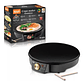 Parrilla Portatil Panquequera Crepes Plancha Eléctrica Lisa Maker Crepe - Miniatura 4