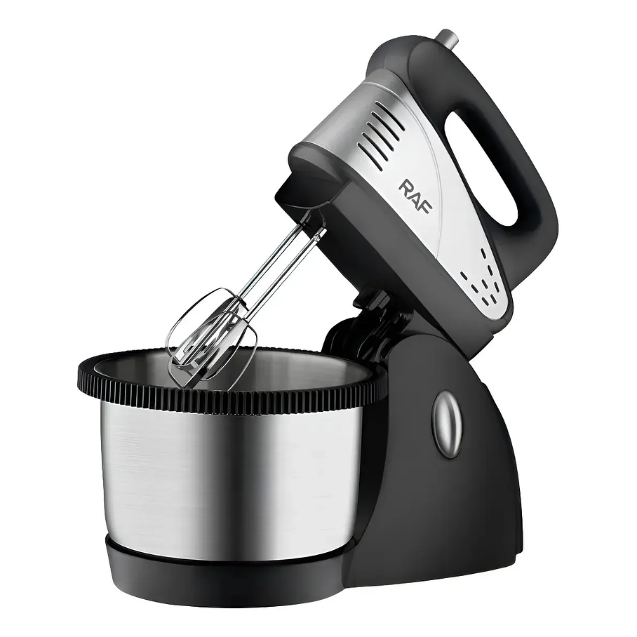 Batidora Con Base Raf Mezcladora Postres 800w R6661 Plateado  4