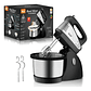 Batidora Con Base Raf Mezcladora Postres 800w R6661 Plateado  - Miniatura 1