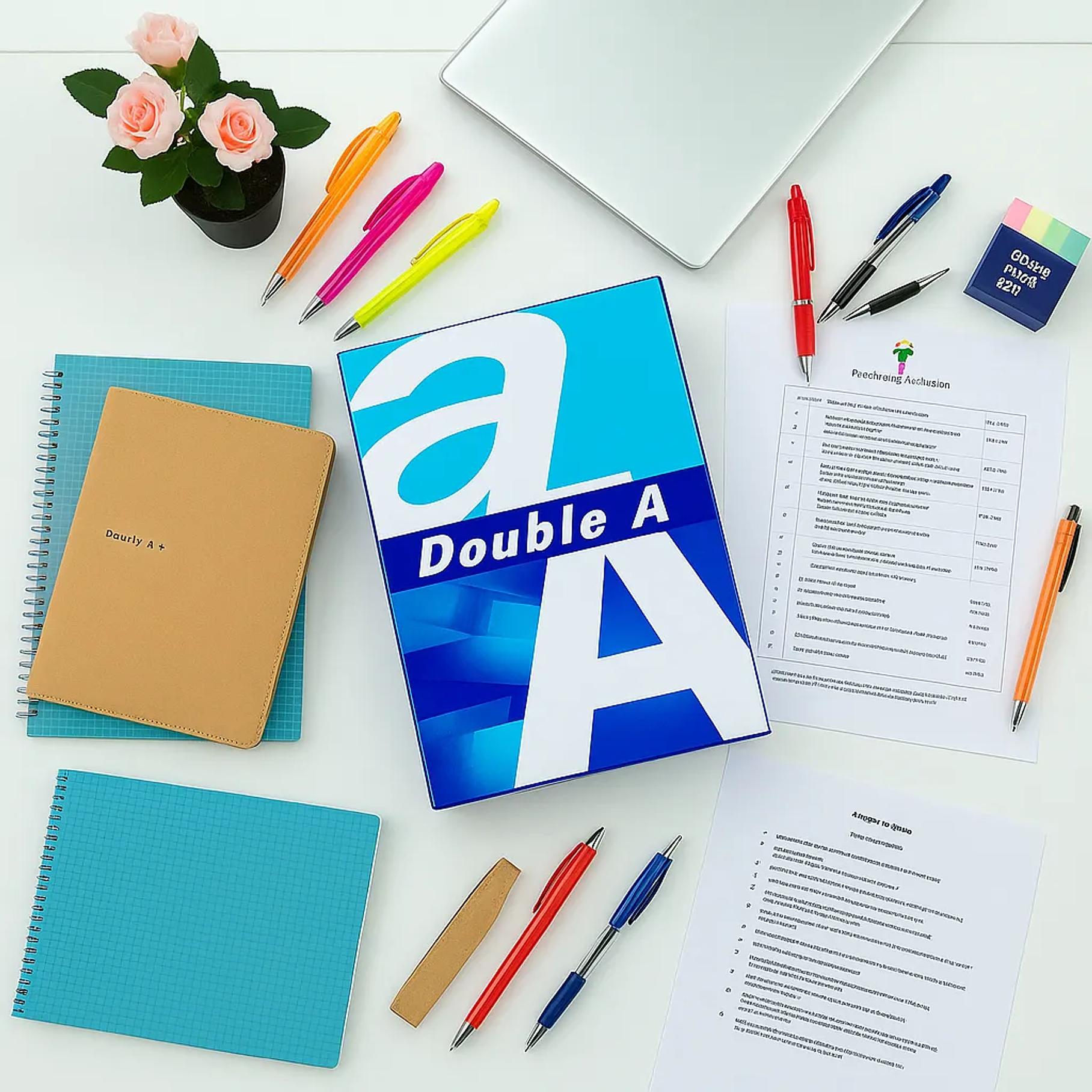 Resma Papel Carta A4 Blanco Fotocopia 75g Impresión 500 hojas 5