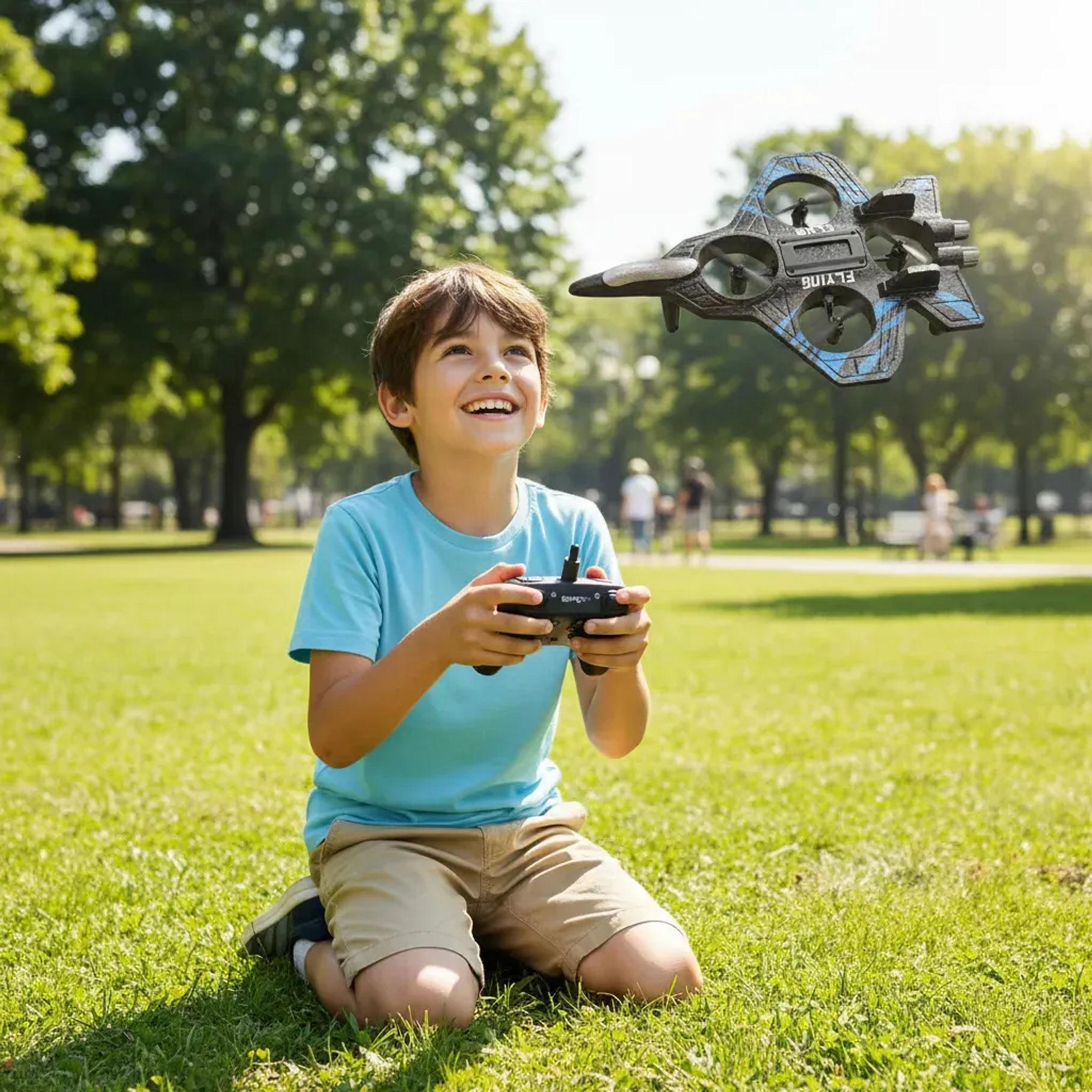 Avión Control Remoto Material EPP 4 Canales 300 m Alcance 4