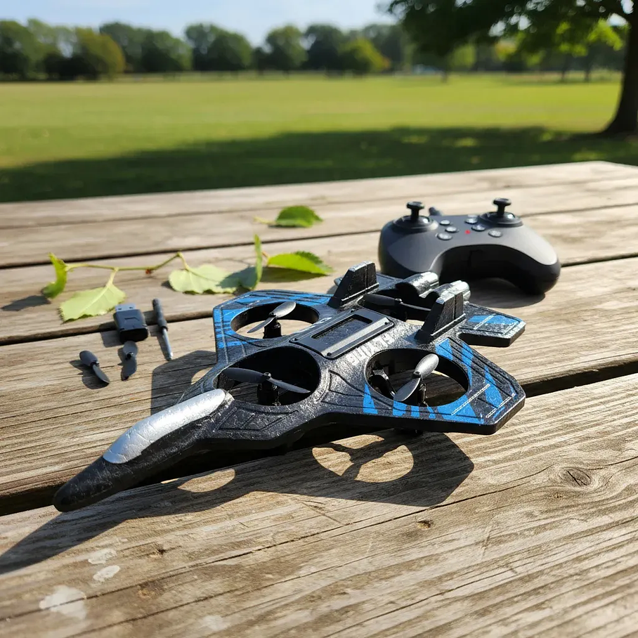 Avión Control Remoto Material EPP 4 Canales 300 m Alcance 5