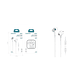 Audifonos Estilo Iphone In-ear Conector Usb C  - Miniatura 3