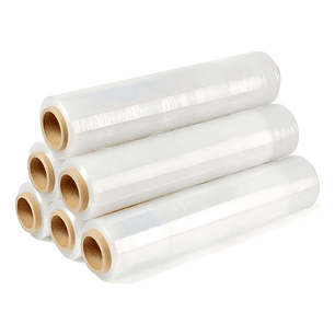 Pack de 6Alusa Film Plastico Stretch Transparente Rollo Para Embalaje 200mt 50Cm 2kg