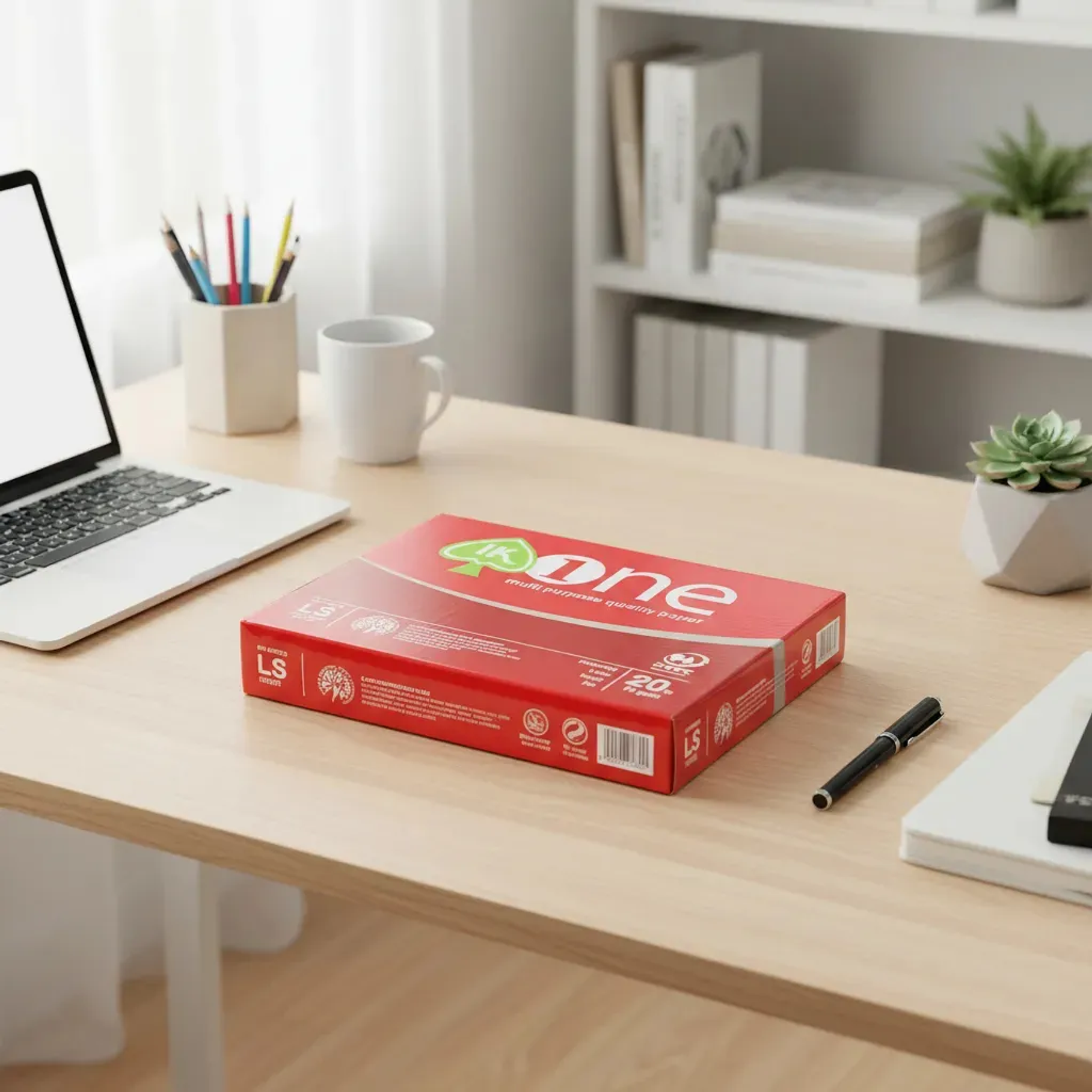 Resma Papel Carta Blanco Fotocopia 75g Impresión 500 Hojas One Ik Multipropósito Iso Aproval 4