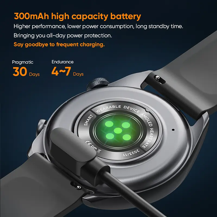 Smartwatch Deportivo Reloj Inteligente Pantalla 1.43 Amoled Vidvie Sw1617 IP68 Compatible Con Iphone/ Android 2