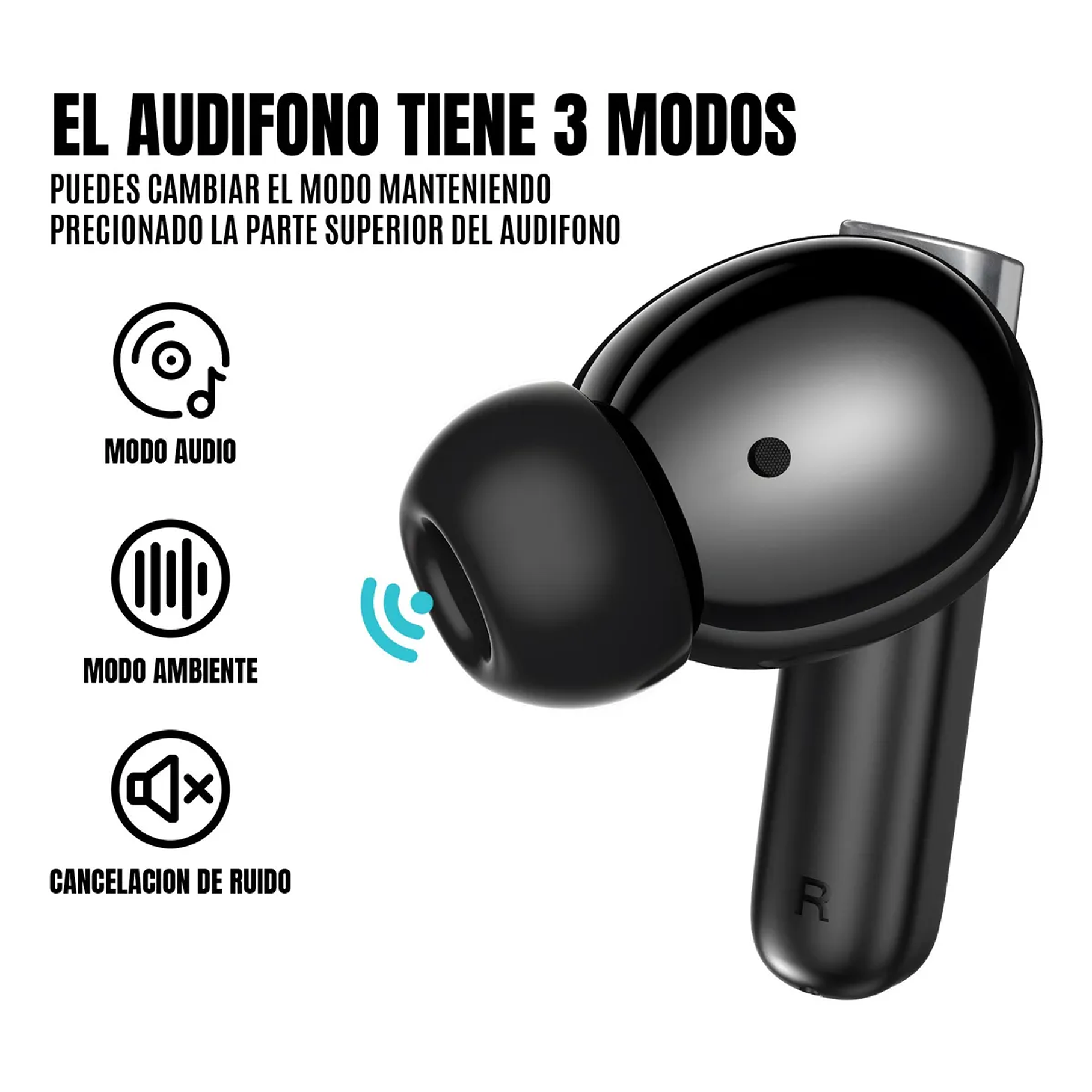 Audifonos Inalámbricos Bluetooth Auriculares In-ear Vidvie BT887 ANC TWS Earbuds 4
