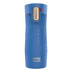 Vaso Térmico Contigo 473ml Mug Allylove Autoseal De Acero Inoxidable Vaso Color Azul