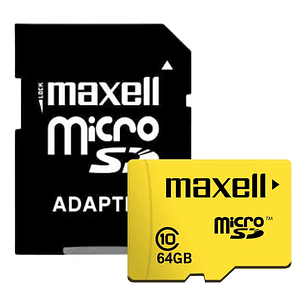 Tarjeta De Memoria Micro Sd 64gb Maxell Clase 10 90mb/s