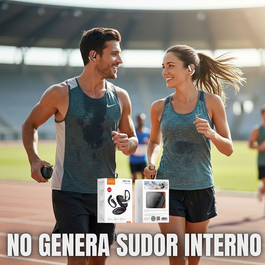 Audifonos Deportivos Oido Abierto Open Ear Bluetooth Negro Vidvie Bt892 5