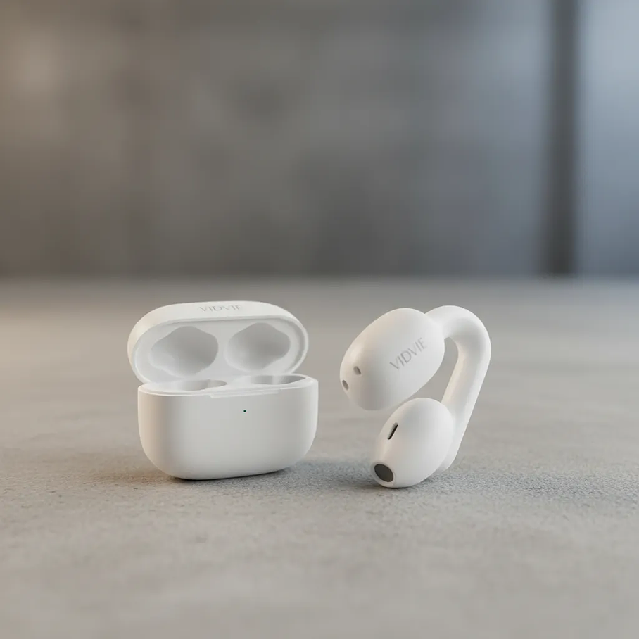 Audífonos Inalámbricos Vidvie Bt897 Ows Clip Bluetooth Blanco Clip On Ear 4