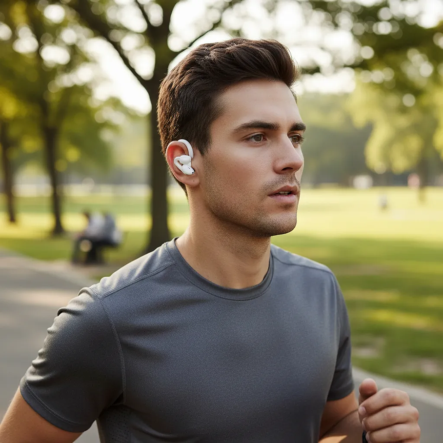 Audífonos Inalámbricos Vidvie Bt897 Ows Clip Bluetooth Blanco Clip On Ear 5